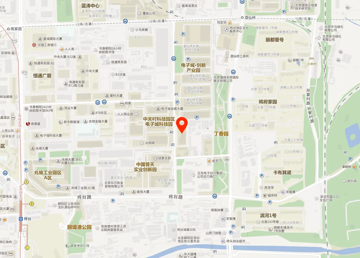 北京沃德中心地图位置